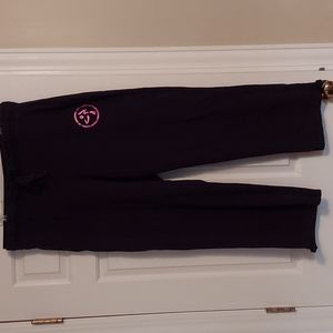 Black and pink Zumba pants